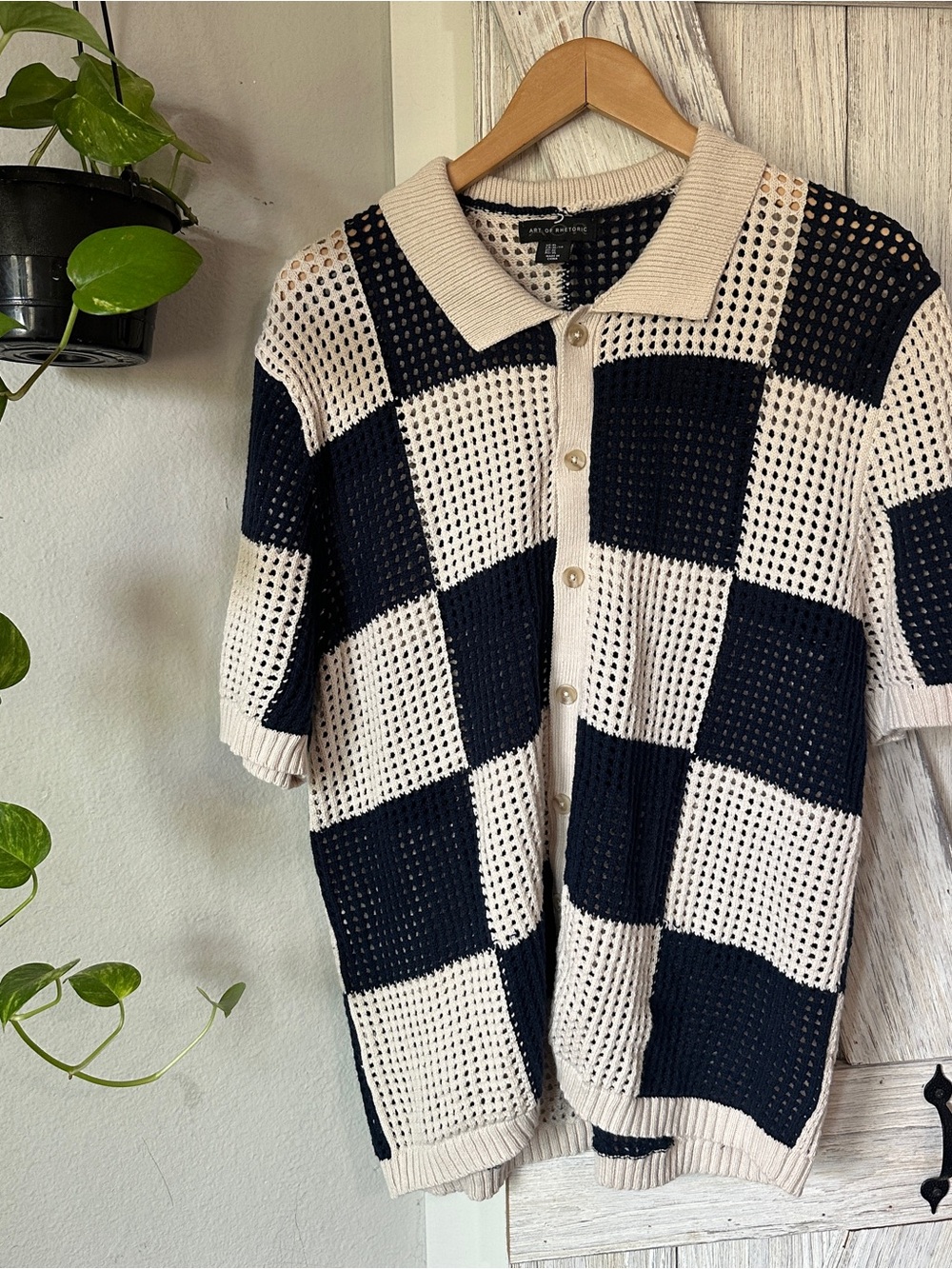 Art of Rhetoric Crochet Men’s Shirt